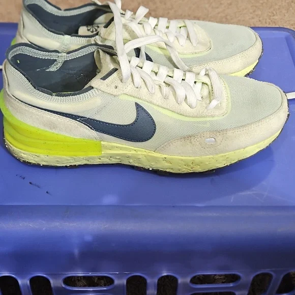 Nike Waffle One Crater Color Lime ICE - Picture 4 of 6